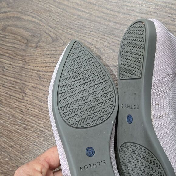 - Rothys light pink Birdseye flats size 7 - Picture 8 of 8